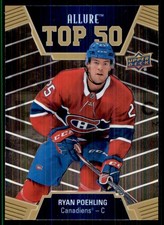 2019-20 Upper Deck Allure Top 50 Ryan Poehling Montreal Canadiens #T50-50