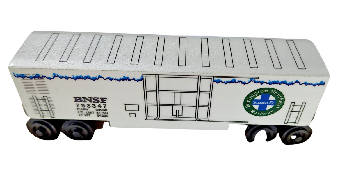 Wooden Whittle Shortline Railroad BNSF MECHANICAL REFRIGERATOR
