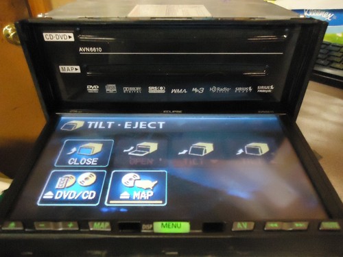 ECLIPSE AVN6610 AM FM RADIO GPS NAVIGATION SYSTEM CAR STEREO WMA MP3 OBG054 - Picture 3 of 10