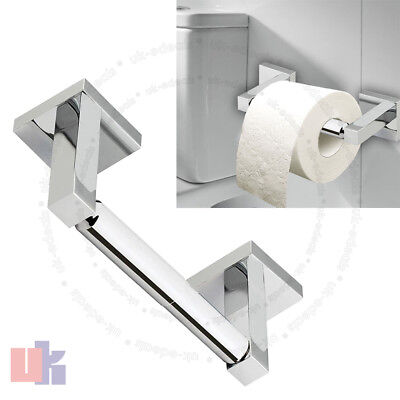 haute brillance poli finition chrome Carré salle de bain barre porte-rouleaux de papier toilette