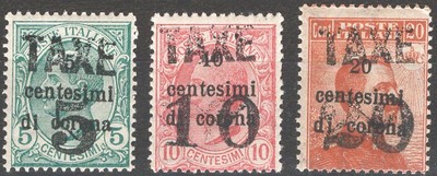Terre Redente Trentino Alto Adige Bolzano 3 1918/19 Francobolli di Trento e Trie