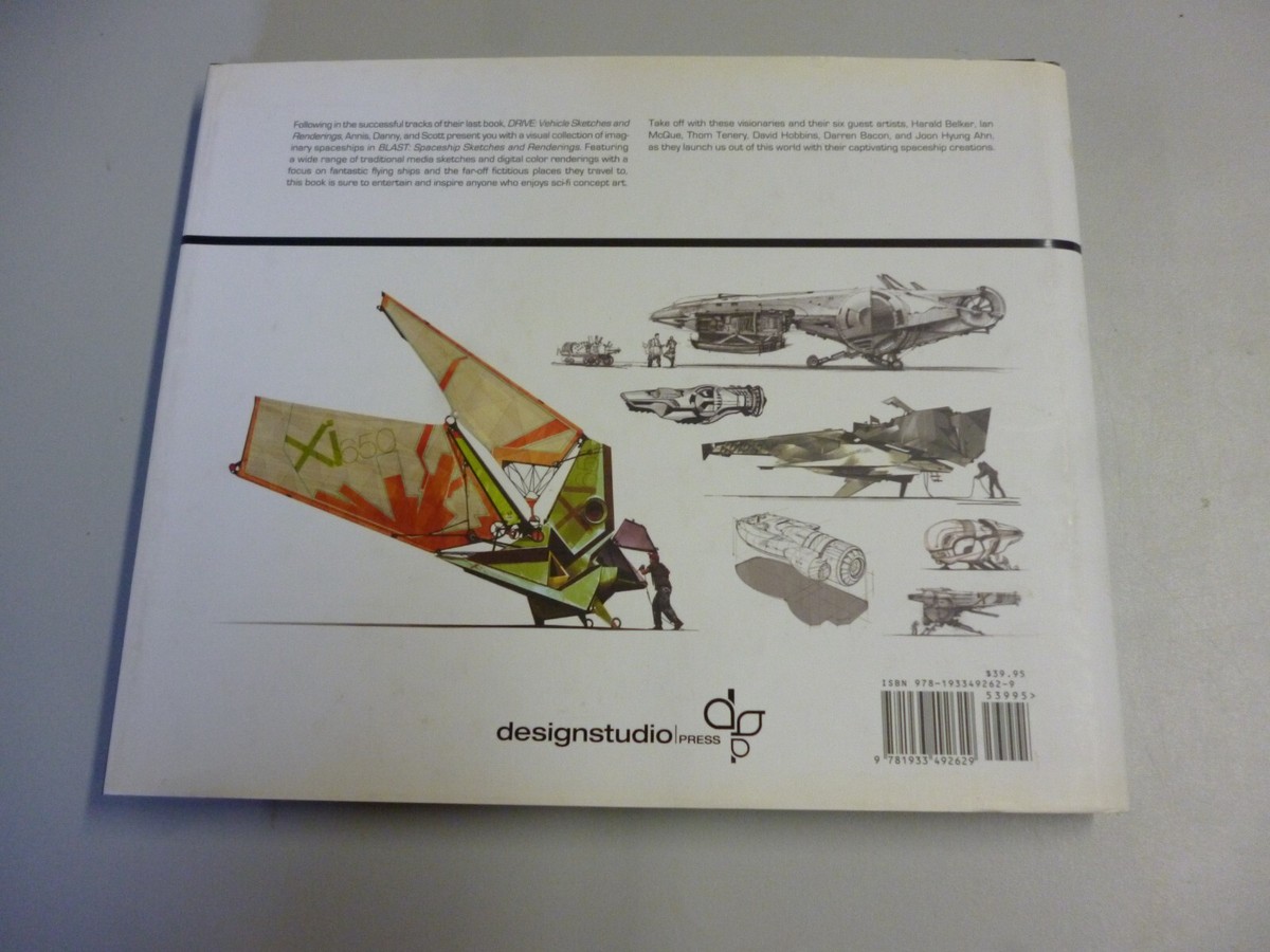 BLAST Spaceship sketches… Naeem Gardner Robertson VGC++ free