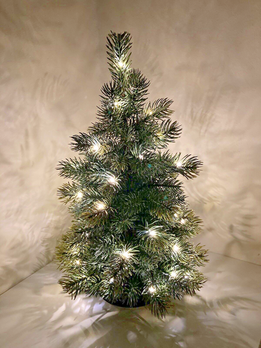 Ikea Strala LED Tischdeko, künstlicher Baum batteriebetrieben 33 cm 6 Stunden Zeit