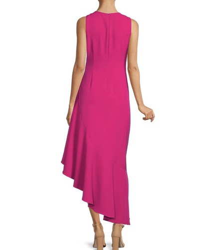 Eliza J Sleeveless Hot Pink Grape Bridal Cocktail Wedding Party Dress Sz 8 M - Picture 13 of 15