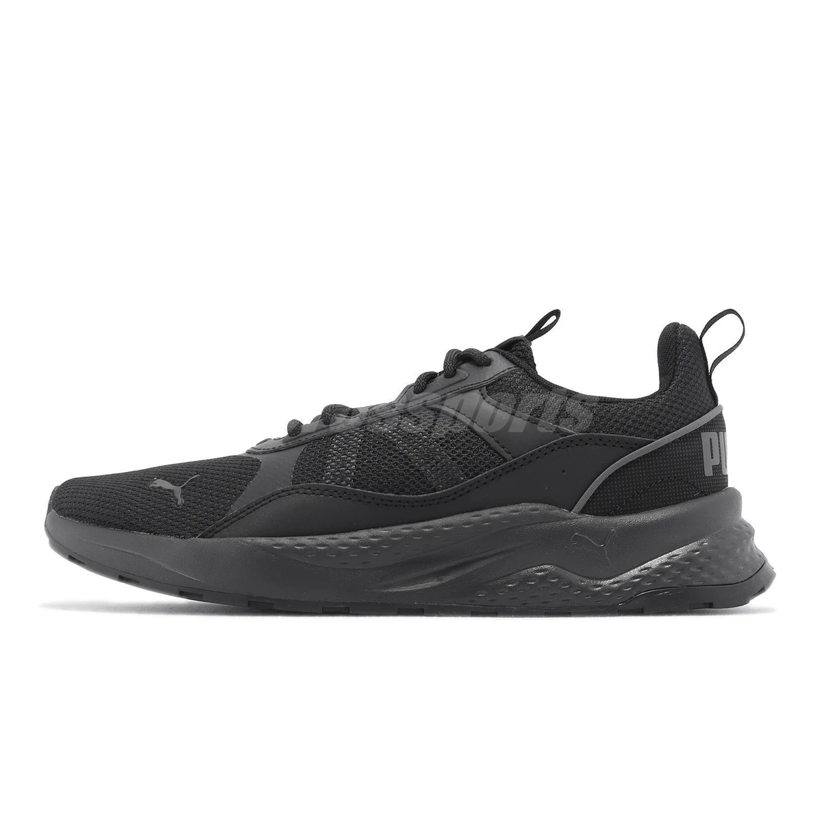 Puma Anzarun 2.0 Black Grey Men Unisex Running Sports Shoes