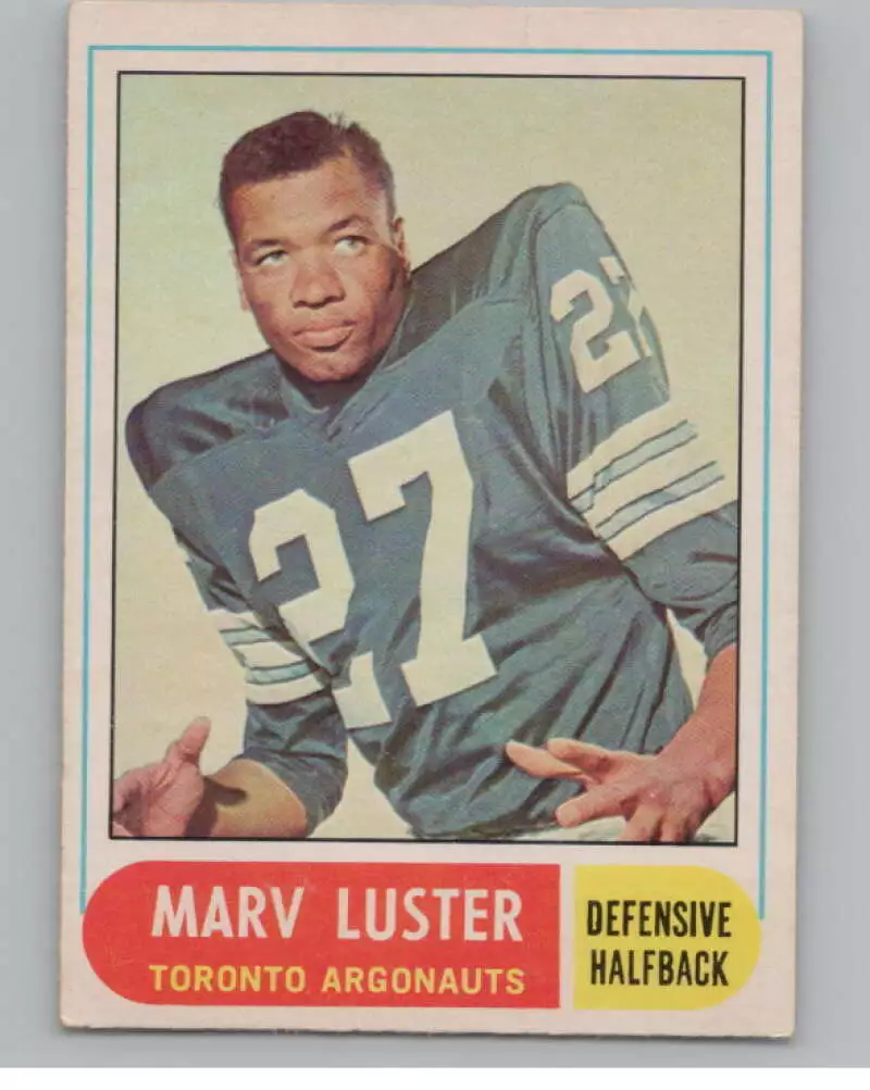 1968 O-Pee-Chee CFL #32 Marv Luster  Toronto Argonauts 101047