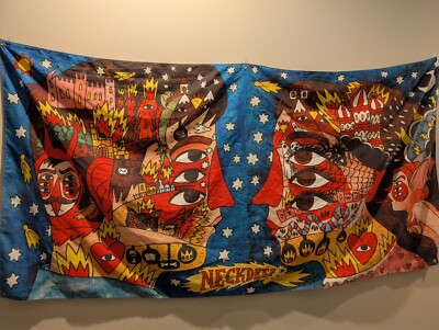 Neck Deep Signed Life's Not Out To Get You Wall Tapestry Warped Tour Exclusive
