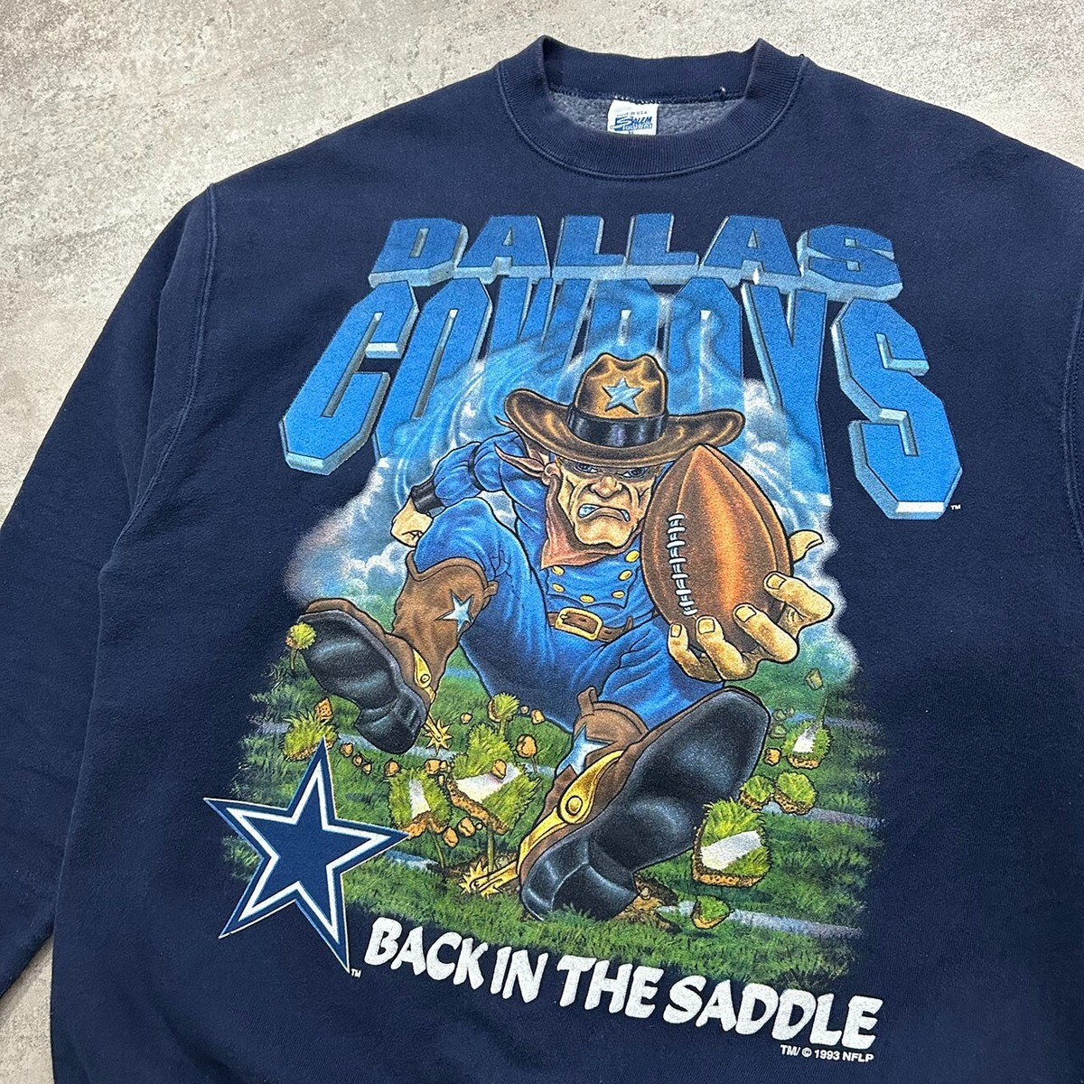 VTG 90s NFL DALLAS COWBOYS SALEM SPORTSWEAR 1993 SWEATSHIRT
