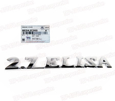 Genuine Oem Emblem 2.7 Elisa 2001-2008 Hyundai Tiburon Tuscani 863142c000