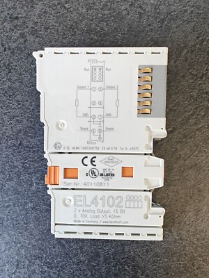 Beckhoff - Ethercat Klemme EL4102, 2-Kanal Analogausgang, 0-10V, 16 Bit