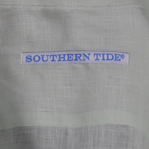 NEW Southern Tide Mens Shirt XL Sea Foam Green 100% Linen - Picture 7 of 14
