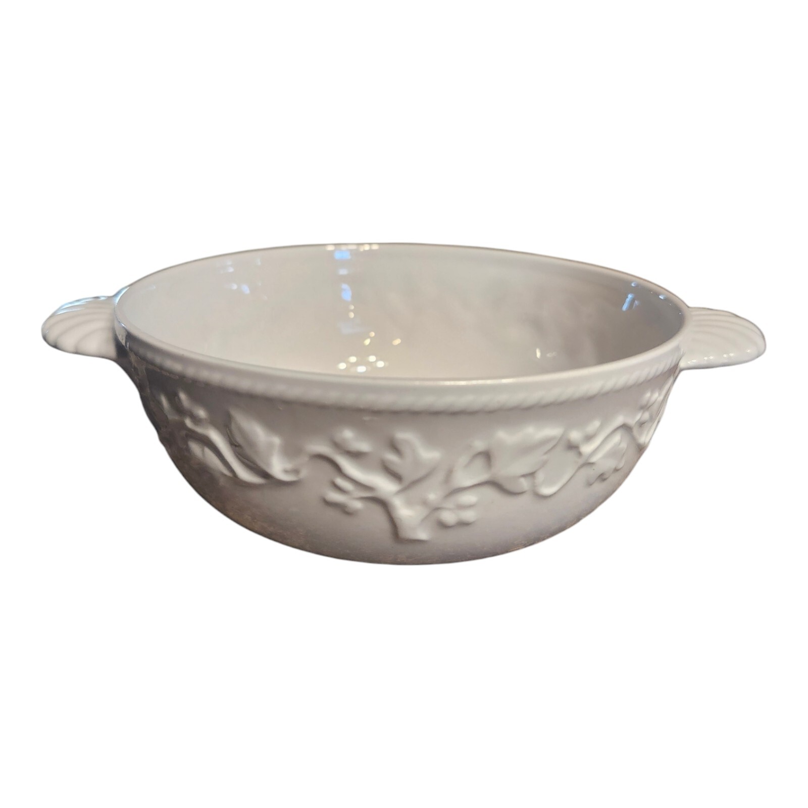 Tazón de sopa de colección Spode Copeland Alente con manijas azul claro sin tapa de 4,75" de repuesto