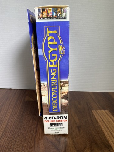 Discovering Egypt 4 CD-Rom Set Big Box PC Computer Software Topics Entertainment - Picture 6 of 9