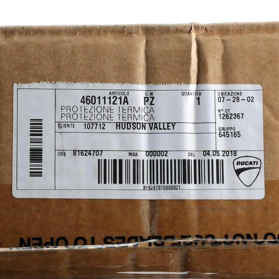 Genuine Ducati 2003-2006 Superbike Tail Guard Thermal Protection 46011121A - Image 4 of 4