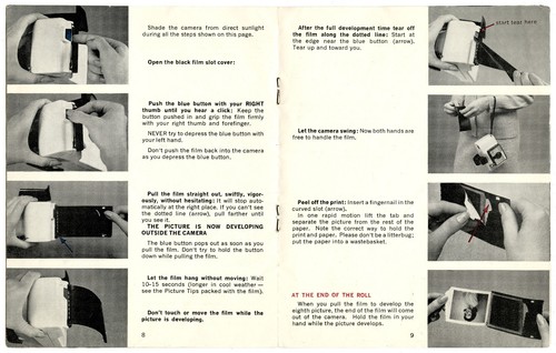 Vintage Meet The Swinger 1960's Polaroid Land Model 20 Owners Instruction Manual - Picture 4 of 8