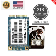 Kingchuxing  mSATA III 1TB 2TB 512GB SSD Mini Solid State Hard Drives Laptop US