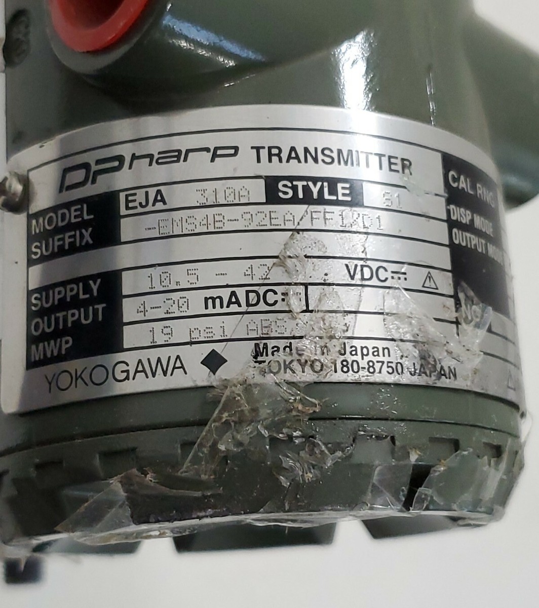 NEW* Yokogawa EJA310A DP Harp Pressure Transmitter EMS4B NEW* Yokogawa EJA310A DP Harp Pressure Transmitter EMS4B