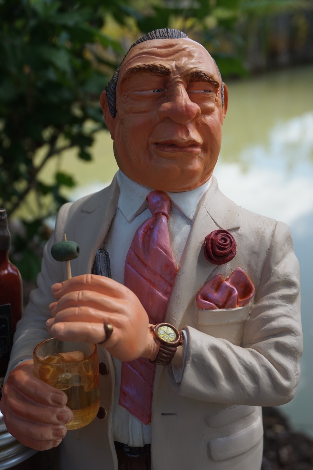 Figurine Le Parrain Guillermo Forchino FO85552 - Sculpture grand format 40 cm en résine