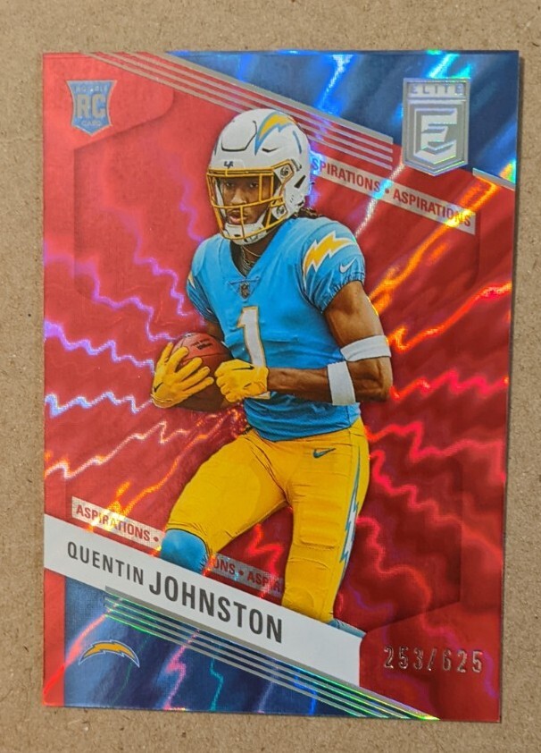 2023 ELITE SHIMMER ASPIRATIONS #176 QUENTIN JOHNSTON #'D 253/625