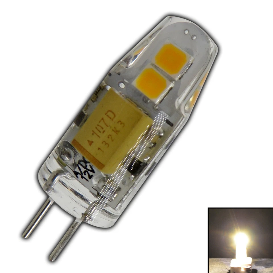3x G4 LED 1,5 Watt 12V AC/DC warmweiß dimmbar Lampe Leuchtmittel Leuchte - Bild 3 von 4