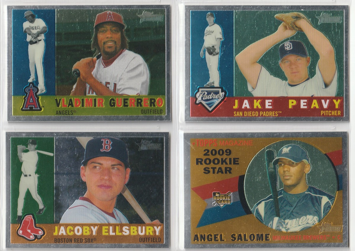 2009-2012 TOPPS HERITAGE CHROME UPICK YOUKILIS REYES TEIXEIRA 