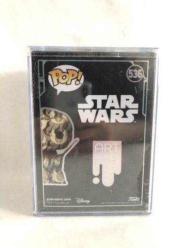 Funko POP! Star Wars Art Series - Obi-Wan Kenobi #536 - New with Hard Case - Picture 3 of 6