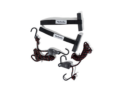 Vanhunks Heavy Duty Bow and Stern Tie Down Lines and Loops with Ratchet
