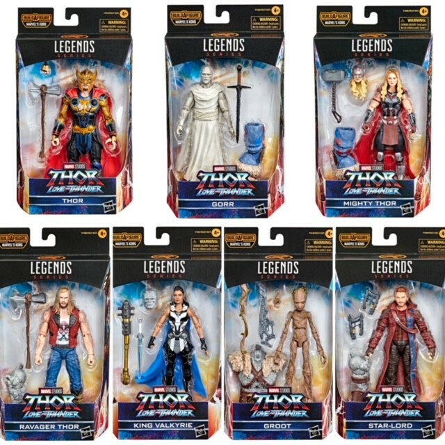 Marvel Legends 6" Thor Love and Thunder Wave - Juego de 7 (Korg BAF)