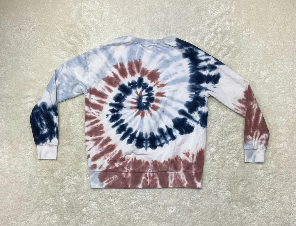 Chance Or Fate Womens Size XS Long Sleeve Round Neck Tie Dye Sweatshirt