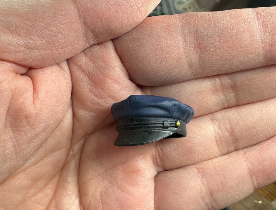 Scale Cap 1/12 scale cap hat topper police hat For 6