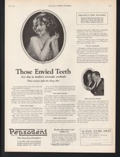 1924 PEPSODENT SCIENCE DENTAL HYGIENE TOOTH PASTE ENAMEL DENTIST BEAUTY 22041