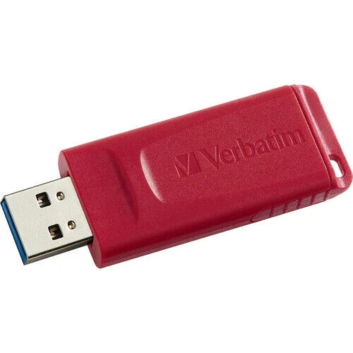 Verbatim 98703 3Pk 8GB Store N Go USB Flash Drive Red Green Blue Retractable - Picture 4 of 8