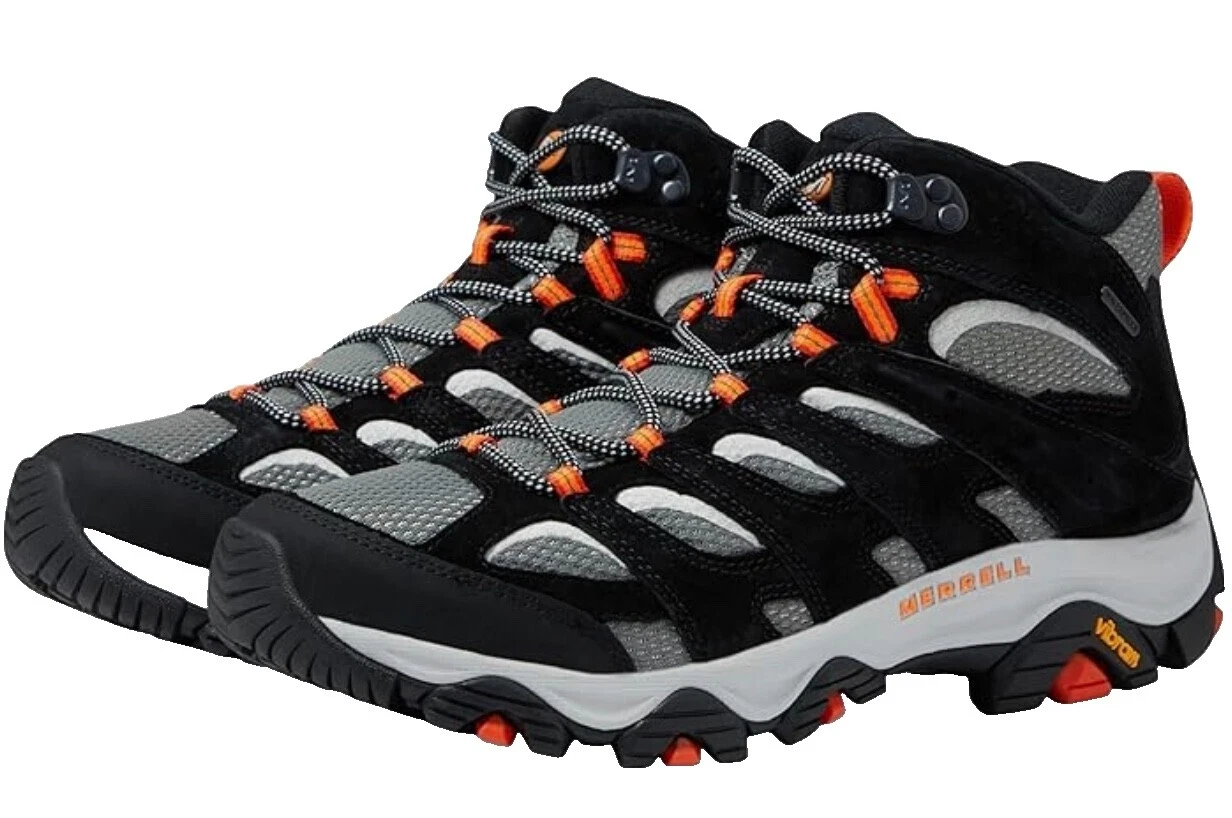 Botas sólido Merrell superior de cuero para hombres