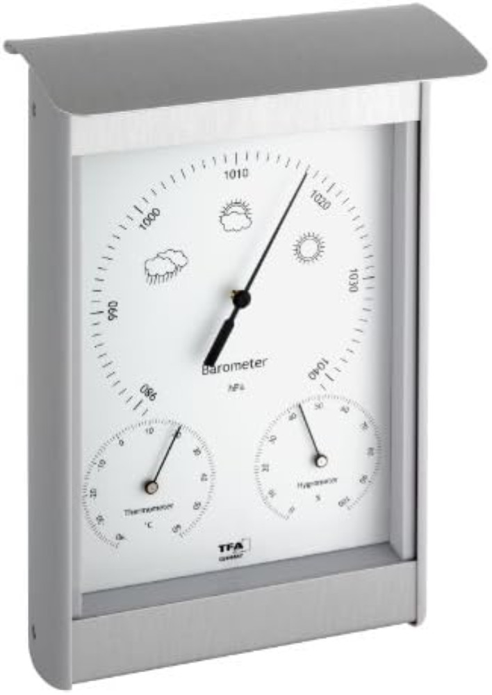 TFA 20.2045 Stazione Meteo Design Alluminio per Terrazzi di Pregio
