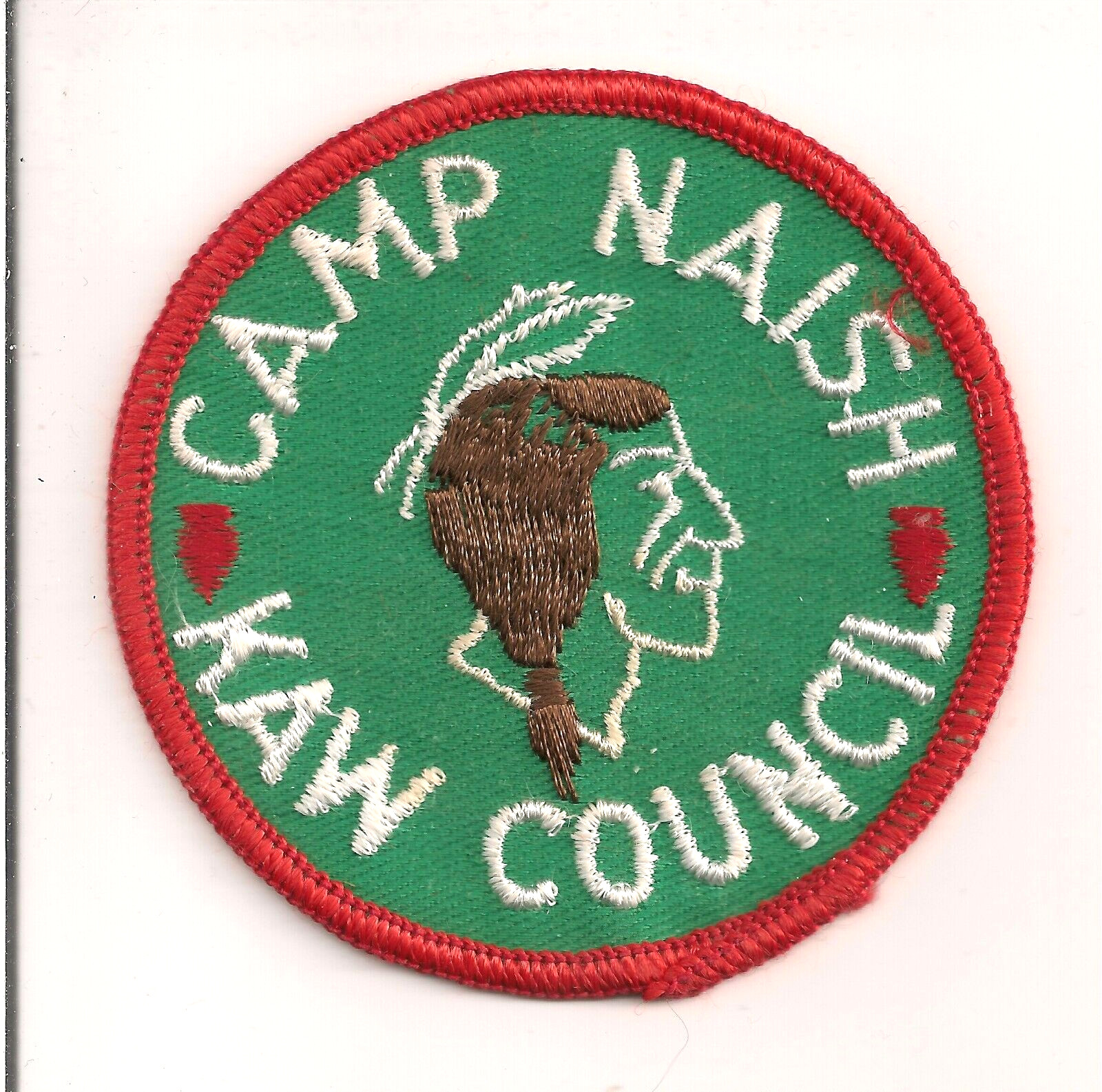 CAMP NAISH  KAW COUNCIL    CAMP PATCH  BSA