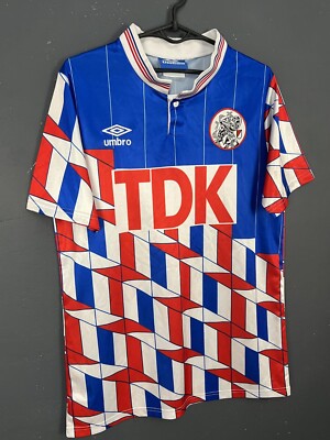 RETRO REPLICA FC AJAX 1989/1990 AMSTERDAM SOCCER FOOTBALL SHIRT