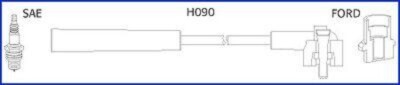 HITACHI Zündkabelsatz für FORD u.a. 134673