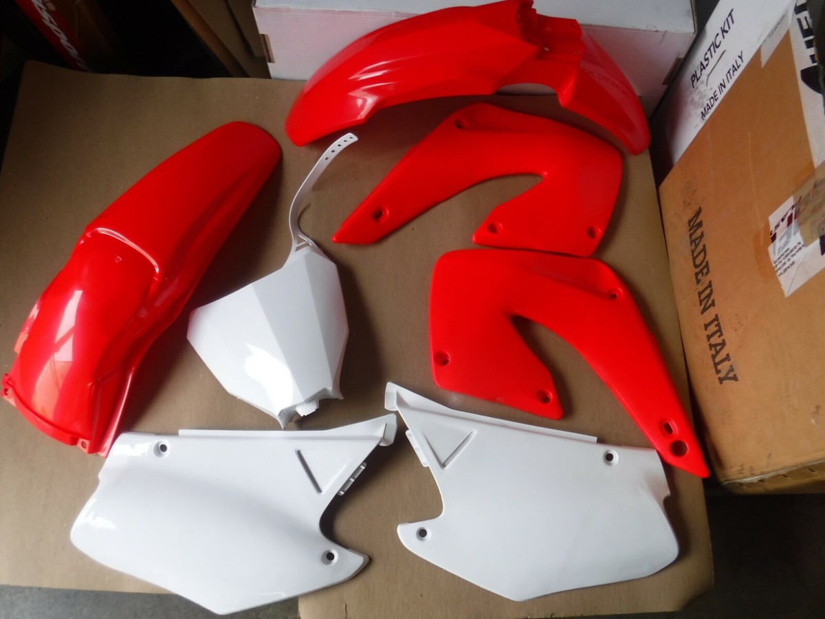 POLISPORT Parafango Anteriore Replica OEM Per Honda CRF: In Plastica Lucida Resistente DGP (Rosso) - 3