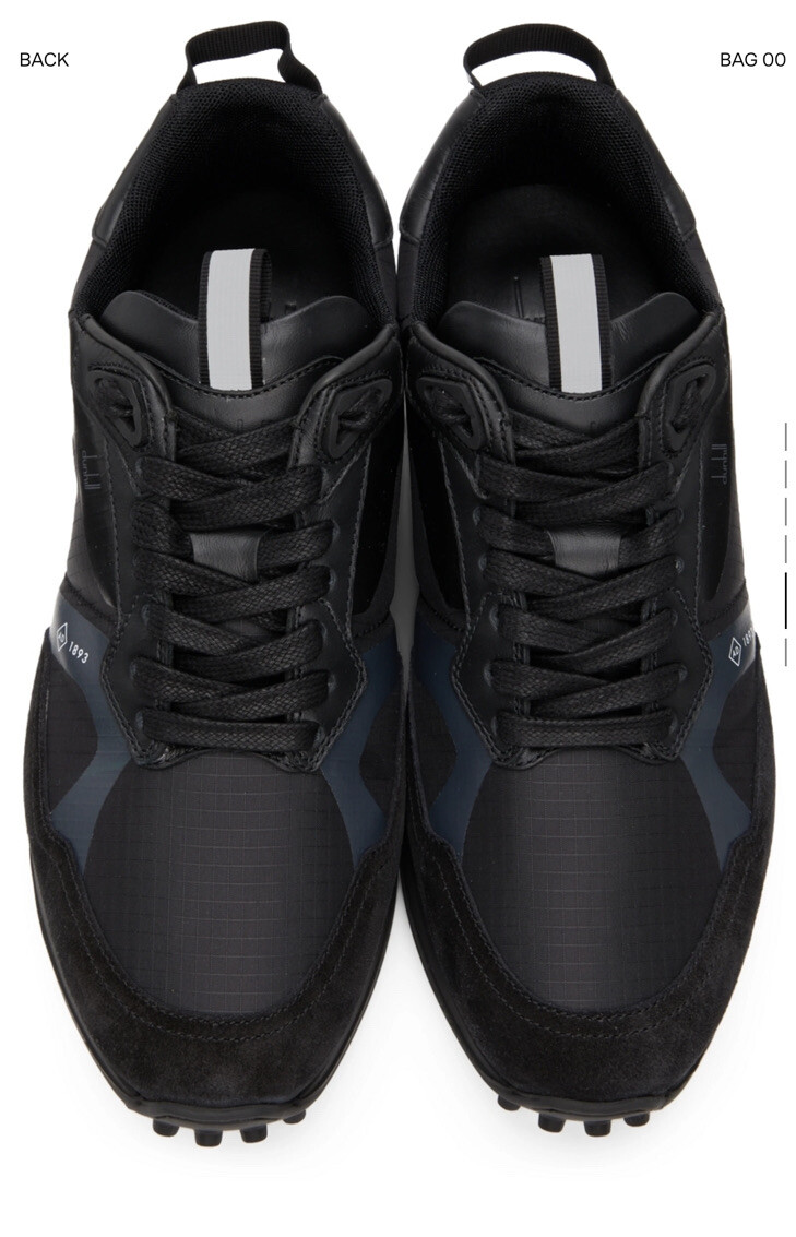 【関税送料込み】DUNHILL★Radial 2.0 シェル&レザー スニーカー $675 Dunhill Radial 2.0 Runner Sneakers, Made in Italy