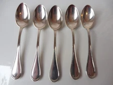 5 Cuillères Nobles___800 ARGENT__Cuillères À Café !