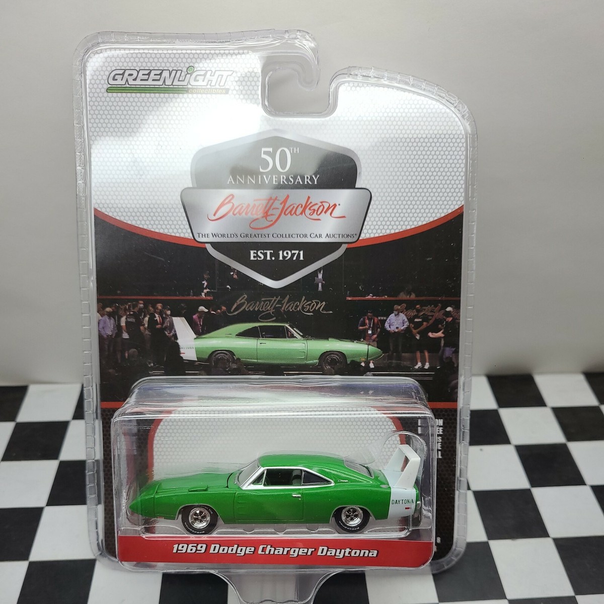 1:64 GreenLight 1969 Dodge Charger Daytona Barrett Jackson Series