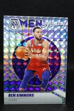 2020-21 Panini Mosaic SILVER Ben Simmons Men of Mastery #4 + FREE SHIPPING