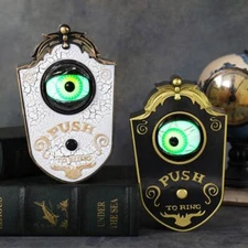 Horror One Eyed Halloween Decoration Doorbell Props Ghost Festival Haunted Prank