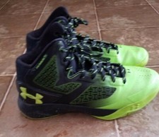 Under Armour Basketball Clutch Fit High Top Size 6.5 - Green and Black