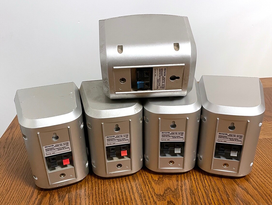 Aiwa SX-90 5-Speaker Surround System | eBay