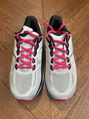 Saucony Women's Ride 14 Running Shoes S10650-55 Fog/Cherry