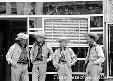 Dude Cowboys at Parade, Billings, Montana - 1939 - Historic Photo Print
