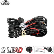 Colight Wiring Harness Switch Relay Kit for Connect 2 LED Work Driving Light Bar