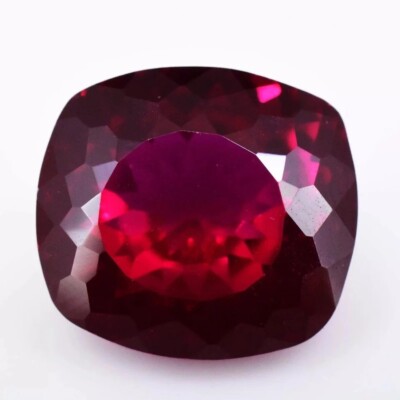 Mozambique Blood Red Ruby Cushion 7+ Ct Natural Loose EGL CERTIFIED Gemstone