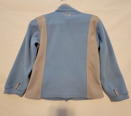 Chaqueta polar The North Face azul cremallera completa juvenil niñas talla mediana sudadera - Imagen 3 de 6